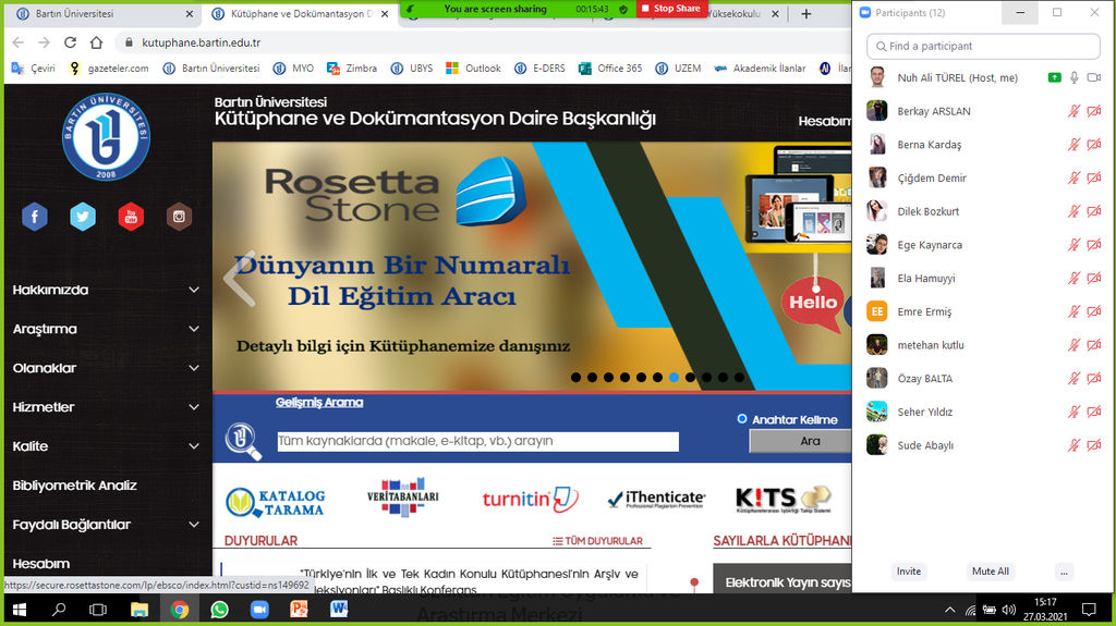 2. Sınıf Öğrencilerine Kütüphane ve Kurumdaki Diğer Tesislerin Kullanımı Hakkında Bilgilendirme Toplantısı Fotograflar 3