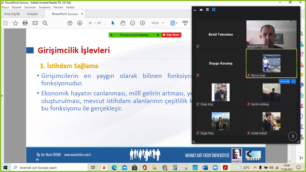 1. Sınıf Öğrencilerine Girişimcilik Konulu Bilgilendirmeler Fotograflar 3