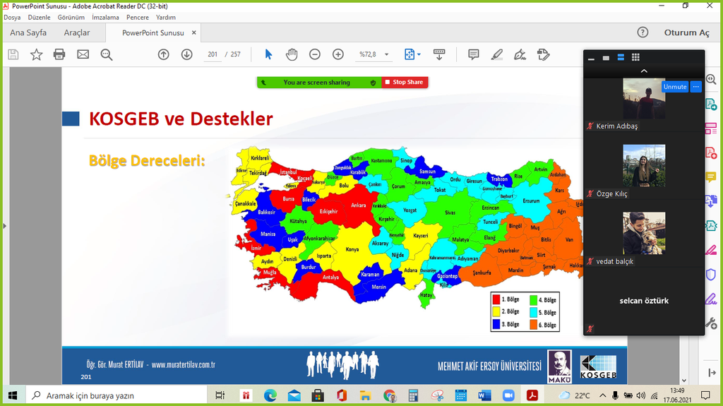 1. Sınıf Öğrencilerine Girişimcilik Konulu Bilgilendirmeler Fotograflar 6