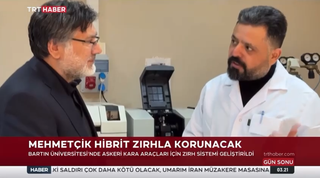 BARÜ Mühendislik, Mimarlık ve Tasarım Fakültesinin Zırh Sistemi Projesi Basına Yansıdı