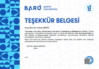Öğretim Üyemiz Doç. Dr. Serkan ERTİN'in Önemli Makale Başarısı
