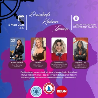 Ulaştırma Hizmetleri Bölüm Öğretim Görevlimiz, Zonguldak Bülent Ecevit Üniversitesi’nde "Denizcilikte Kadının İmzası" Başlıklı Söyleşiye Katıldı