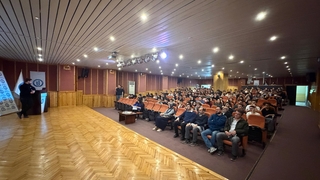 "Afete Hazır Üniversite" kapsamında öğrencilerimize Afet Farkındalık Eğitimi verildi.