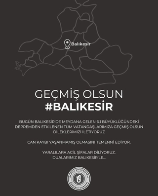 Geçmiş Olsun Balıkesir