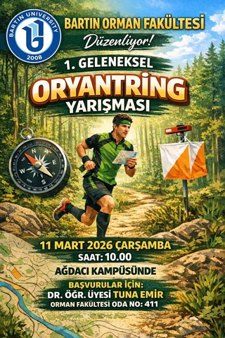 Bartın Orman Fakültesi’nden Dünya Ormancılık Haftası Oryantring Etkinliği
