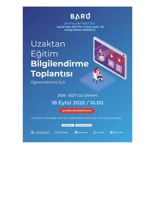 Öğrenciler İçin Uzaktan Eğitim Bilgilendirme Toplantısı