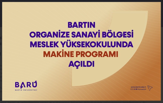 Yüksekokulumuz Bünyesinde “Makine” Ön Lisans Programının Açılması Yükseköğretim Kurulu (YÖK) Tarafından Onaylandı.