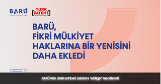 BARÜ’nün akıllı sohbet asistanı “ebilge” tescillendi