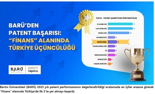 BARÜ'den Patent Başarısı: "Finans" Alanında Türkiye Üçüncülüğü