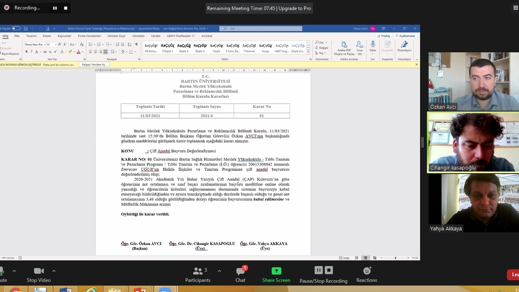 ÇAP Başvurusu Değerlendirme Toplantısı Yapıldı Fotograflar 0