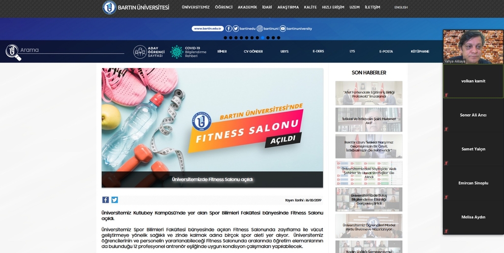 4. Toplantı: 1. Sınıflara kurumdaki diğer tesisler  (yemekhane, spor  tesisleri,  laboratuvarlar  vb.) ve  kullanımları  hakkında  bilgilendirme toplantısı yapıldı Fotograflar 1