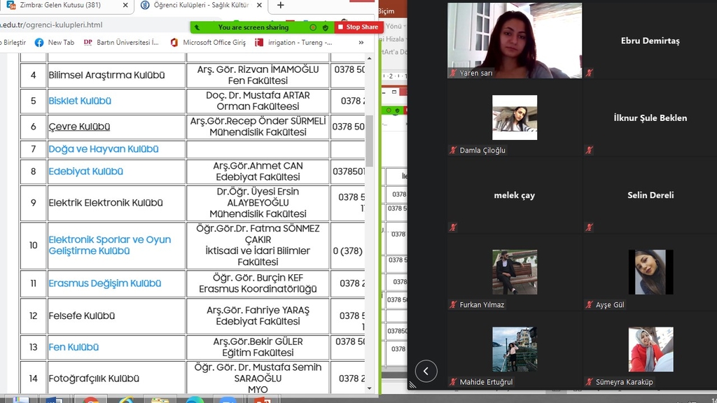 8. toplantı: 2. Sınıflara Öğrenci Kulüpleri Tanıtıldı Fotograflar 2