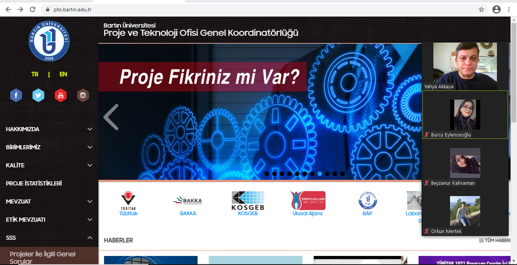 9. toplantı: 1 .sınıflara Ulusal ve  Uluslararası  Öğrenci Projeleri anlatıldı Fotograflar 1