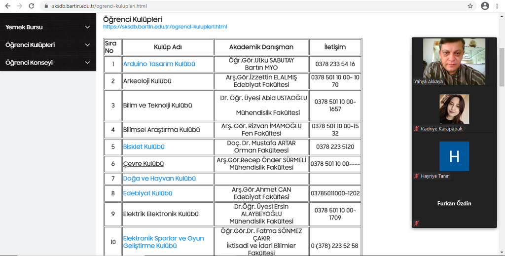 8. toplantı: 1 .sınıflara Öğrenci  Kulüpleri Tanıtıldı Fotograflar 0