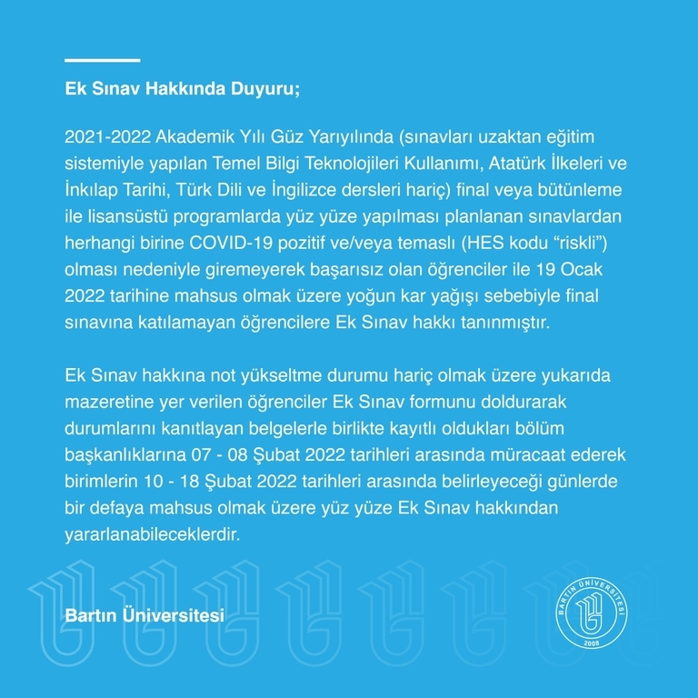 Ek Sınav Hakkı tarihleri güncellendi Fotograflar 0