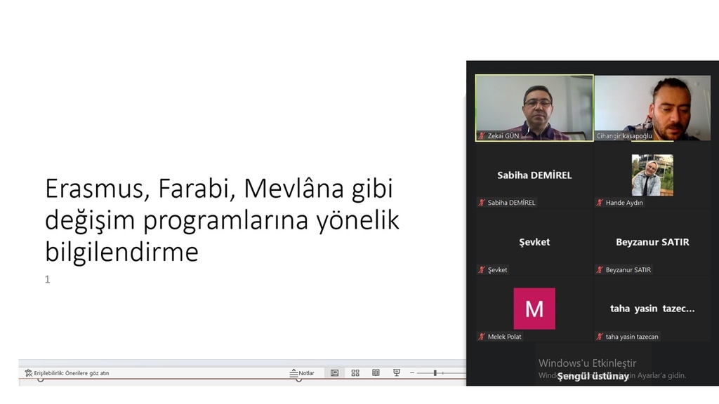 İkinci Sınıflar final öncesi akademik danışmanlık toplantısında buluştu (2022-2023 Bahar) Fotograflar 0