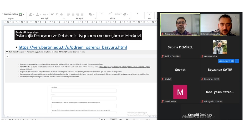 İkinci Sınıflar final öncesi akademik danışmanlık toplantısında buluştu (2022-2023 Bahar) Fotograflar 2