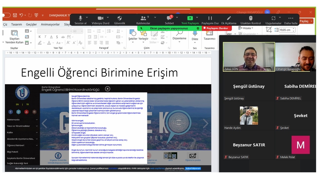 İkinci Sınıflar final öncesi akademik danışmanlık toplantısında buluştu (2022-2023 Bahar) Fotograflar 4