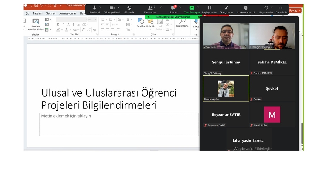 İkinci Sınıflar final öncesi akademik danışmanlık toplantısında buluştu (2022-2023 Bahar) Fotograflar 5