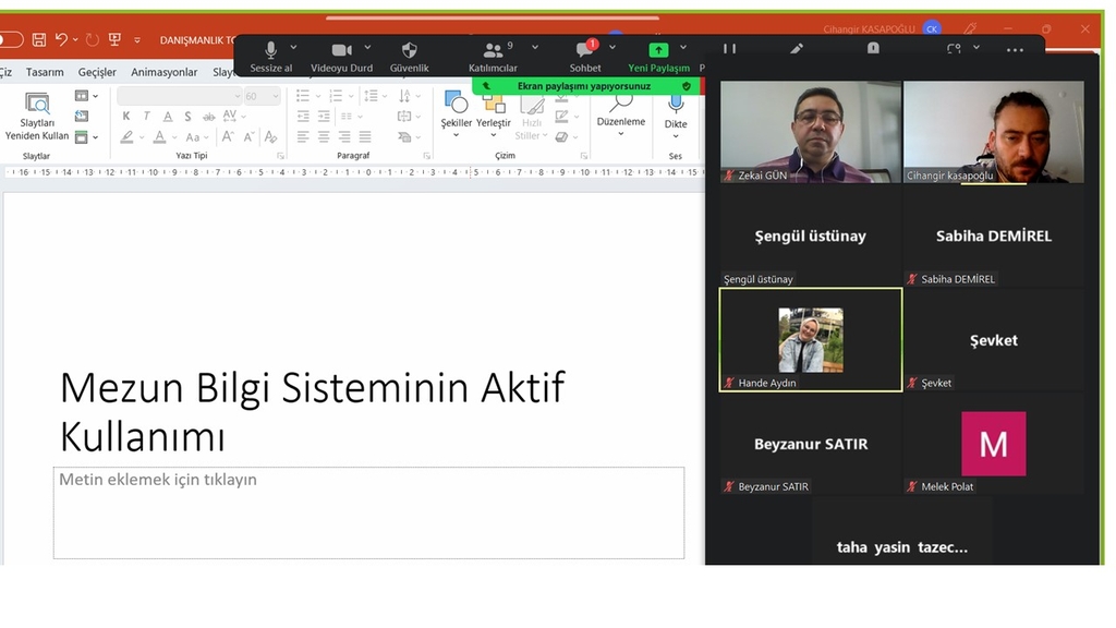 İkinci Sınıflar final öncesi akademik danışmanlık toplantısında buluştu (2022-2023 Bahar) Fotograflar 6