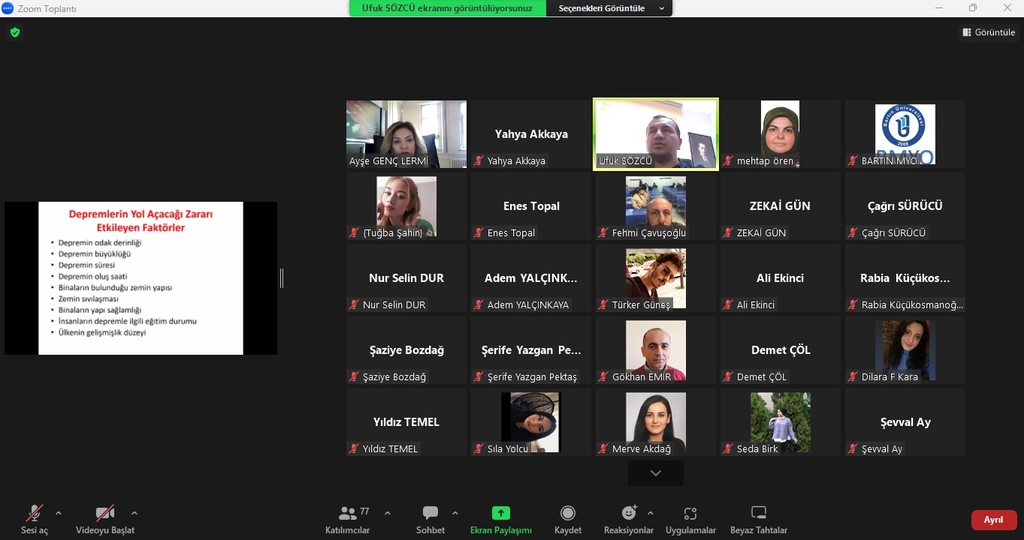 Deprem Okuryazarlığı Konuşuldu Fotograflar 3