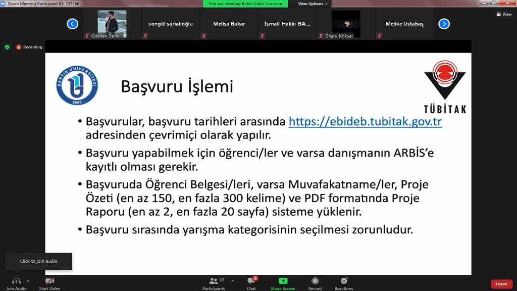 9. toplantı: 2 .sınıflara Ulusal ve Uluslararası Öğrenci Projeleri anlatıldı Fotograflar 4