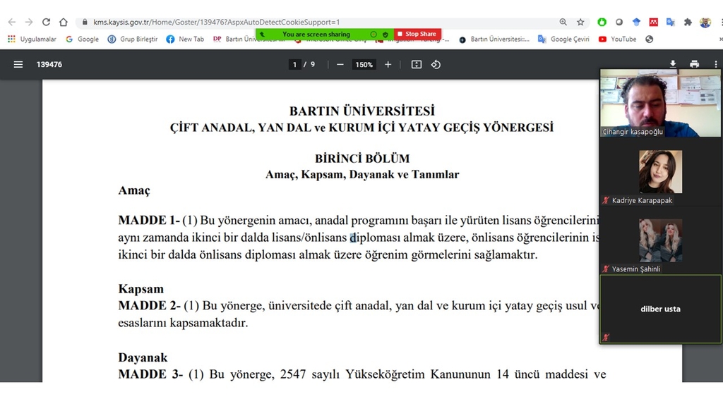 11. toplantı: 2.sınıflara ÇAP ve Yandal anlatıldı Fotograflar 1