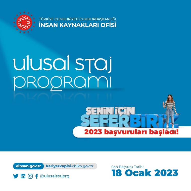 2023 Ulusal Staj Programı Başvuruları Başladı! Fotograflar 0