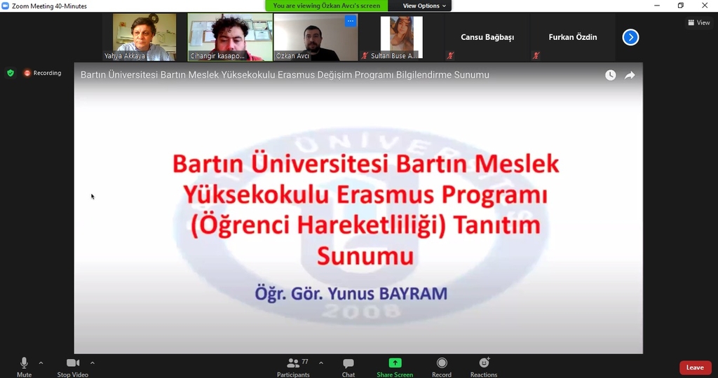 7. Toplantı: Erasmus, Farabi,  Mevlâna gibi  değişim  programlarına  yönelik  bilgilendirme toplantısı yapıldı Fotograflar 0