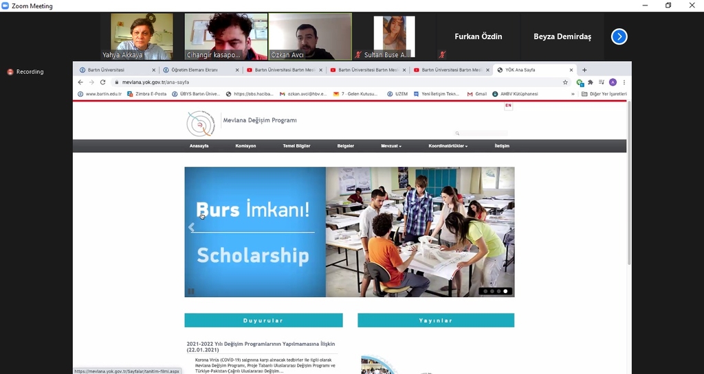 7. Toplantı: Erasmus, Farabi,  Mevlâna gibi  değişim  programlarına  yönelik  bilgilendirme toplantısı yapıldı Fotograflar 1