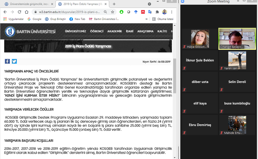 12. toplantı: 2.sınıflara Girişimcilik anlatıldı Fotograflar 0