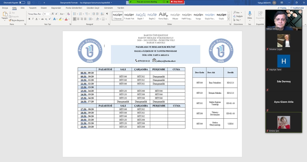 2. Toplantı: 1. sınıf öğrencileriyle Genel İşleyiş,  Kurallar,  Danışmanlık  Faaliyetlerinin  Kapsamı ve  Personelle  İletişim Toplantısı Yapıldı Fotograflar 1