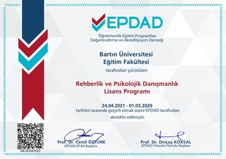 Lisans Programımız Yeniden Akredite Edildi