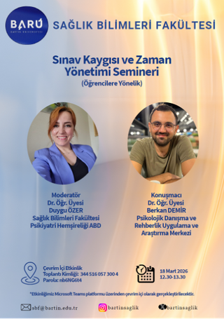 Sınav Kaygısı ve Zaman Yönetimi Semineri Gerçekleştirildi