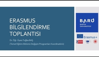 Erasmus+ Information Meeting Held at the Department of Primary Education