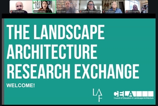 "Landscape Architecture Research Exchange Virtual Event" çevrimiçi bilimsel işbirlikleri toplantısına katılım sağlamıştır.