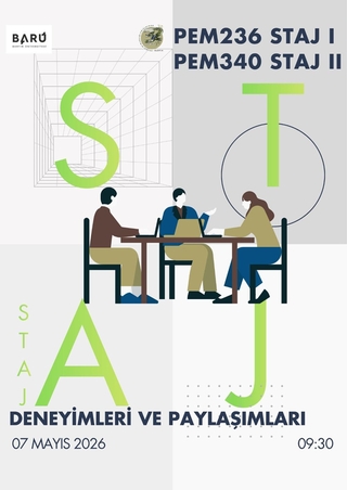 "Staj Deneyimleri ve Paylaşımları" etkinliği gerçekleştirilmiştir.