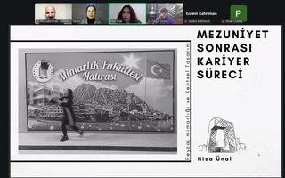 Mesleki Gelişim Atölyeleri kapsamında çevrimiçi söyleşisi gerçekleştirildi.