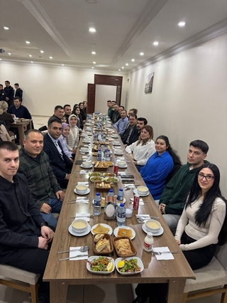 An iftar program has been organized with our students from the Department of Political Science and Public Administration at Bartın University.