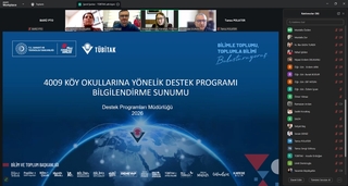 TÜBİTAK 4009 Köy Okullarına Yönelik Destek Programı Çevrim İçi Bilgilendirme Eğitimi Tamamlandı