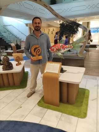 Öğretim Üyemiz Doç. Dr. İsmail Eyüpoğlu’na "Sıfır Atık Sanat Yarışması"nda Türkiye Üçüncülüğü Ödülü
