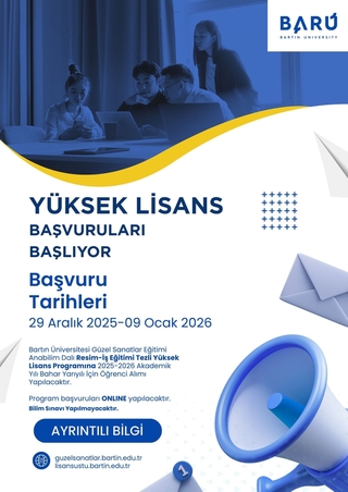 Yüksek Lisans Başvuruları Başlıyor!