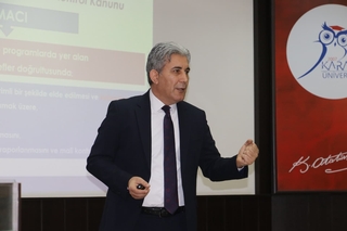 "Movable Registry and Control Procedures at Karabük University" and "University Court of Accounts Findings" were discussed.