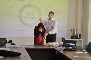 Temel İlk Yardım Bilinci Eğitimi Verildi