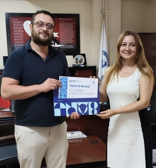 Doç. Dr. Yasin Özgürlük’e Hizmetlerinden Dolayı Teşekkür Belgesi Takdim Edildi