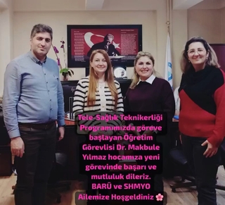 SHMYO Ailemize Yeni bir Hocamız Katıldı
