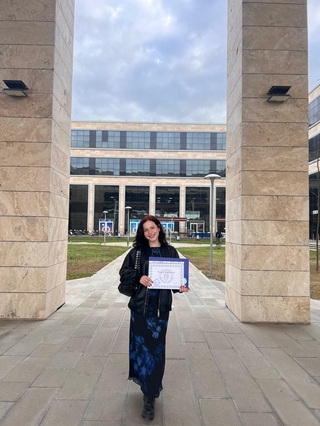 2024 mezunumuz Meltem Sandal Akademiye Giriş Sınavı’nı kazandı