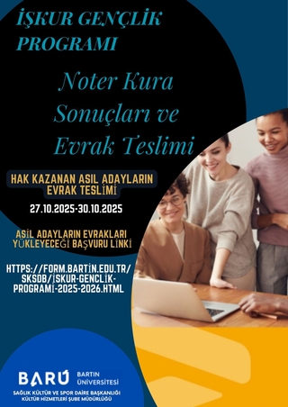 İşkur Gençlik Programı Noter Kura Sonuçları Online Evrak Yükleme