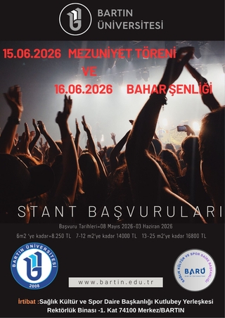 BARÜ SKSDB STANT AÇMA VE TEKNİK ŞARTNAME 15-16.06.2026