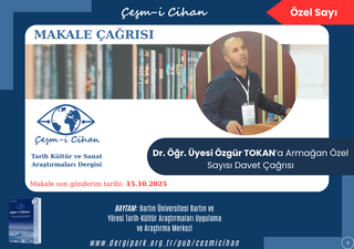 Merhum öğretim üyemiz Dr. Öğr. Üyesi Özgür TOKAN'a Armağan sayısı çıkarılacaktır!